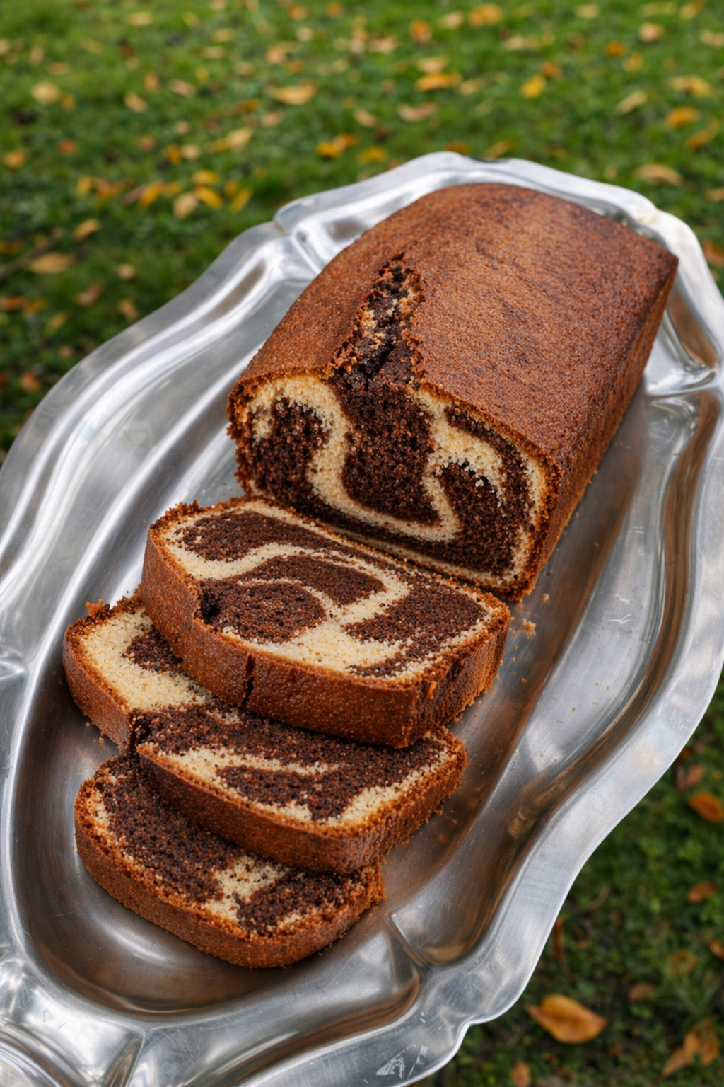 Cake Marbré Vanille & Chocolat